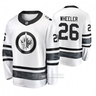 Camiseta Hockey Winnipeg Jets Blake Wheeler 2019 All Star Blanco