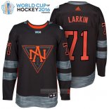 Camiseta Hockey America del Norte Dylan Larkin 71 Premier 2016 World Cup Negro