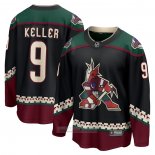 Camiseta Hockey Arizona Coyotes Clayton Keller Primera Breakaway Negro