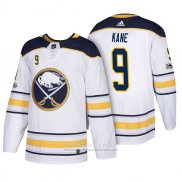 Camiseta Hockey Buffalo Sabres 9 Evander Kane 2018 New Season Team Road Blanco