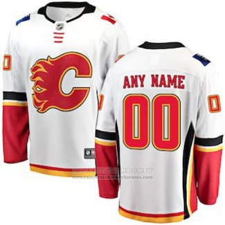 Camiseta Hockey Calgary Flames 2018 Personalizada Blanco