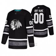 Camiseta Hockey Chicago Blackhawks Personalizada 2019 All Star Negro