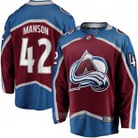 Camiseta Hockey Colorado Avalanche Josh Manson Primera Breakaway Rojo