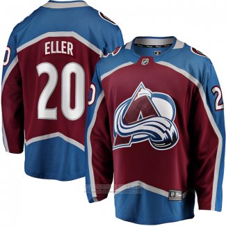 Camiseta Hockey Colorado Avalanche Lars Eller Primera Breakaway Rojo