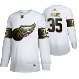 Camiseta Hockey Detroit Red Wings Jimmy Howard Golden Edition Blanco