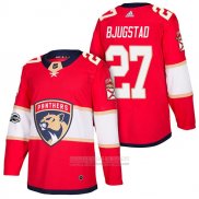 Camiseta Hockey Florida Panthers 27 Nick Bjugstad Autentico Primera 2018 Rojo