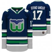 Camiseta Hockey Hartford Whalers Night Rod Brind'amour Heritage Throwback Azul