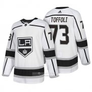 Camiseta Hockey Los Angeles Kings 73 Tyler Toffoli Autentico Segunda 2018 Blanco