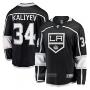 Camiseta Hockey Los Angeles Kings Arthur Kaliyev Primera Breakaway Negro