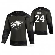 Camiseta Hockey Minnesota Wild Matt Dumba 2019 Dia De Los Veteranos Camuflaje