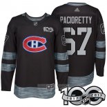 Camiseta Hockey Montreal Canadiens 67 Max Pacioretty 2017 100 Aniversario Negro