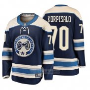 Camiseta Hockey Nino Columbus Blue Jackets Joonas Korpisalo 2019 Alterno Fanatics Breakaway Azul