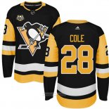 Camiseta Hockey Nino Pittsburgh Penguins 28 Ian Cole Negro 50 Aniversario Primera Premier