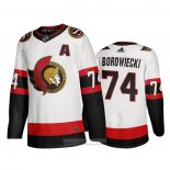 Camiseta Hockey Ottawa Senators Mark Borowiecki Segunda 2020-21 Blanco