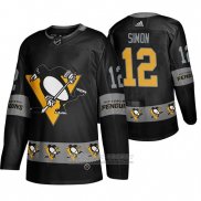 Camiseta Hockey Pittsburgh Penguins Dominik Simon Team Logo Fashion