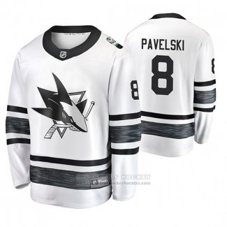 Camiseta Hockey San Jose Sharks Joe Pavelski 2019 All Star Blanco