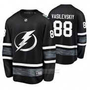 Camiseta Hockey Tampa Bay Lightning Andrei Vasilevskiy 2019 All Star Negro