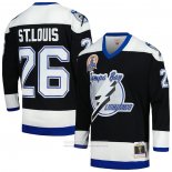 Camiseta Hockey Tampa Bay Lightning Martin St. Louis Golden Edition Retired Negro