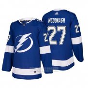 Camiseta Hockey Tampa Bay Lightning Ryan Mcdonagh Primera Autentico Jugador Azul