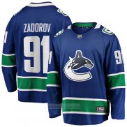 Camiseta Hockey Vancouver Canucks Nikita Zadorov Primera Premier Breakaway Azul