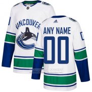 Camiseta Hockey Vancouver Canucks Segunda Personalizada Blanco