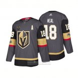 Camiseta Hockey Vegas Golden Knights 18 James Neal Steel Vegas Centennial 2017-2018 Gris