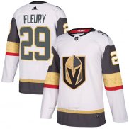 Camiseta Hockey Vegas Golden Knights Marc Andre Fleury Autentico Blanco