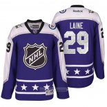 Camiseta Hockey Winnipeg Jets Patrik Laine 29 2017 All Star Violeta