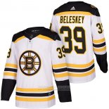 Camiseta Hockey Boston Bruins 39 Matt Beleskey 2018 Segunda Autentico Blanco