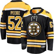 Camiseta Hockey Boston Bruins Andrew Peeke Primera Premier Breakaway Negro