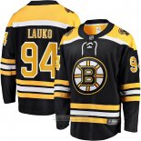 Camiseta Hockey Boston Bruins Jakub Lauko Primera Premier Breakaway Negro