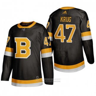 Camiseta Hockey Boston Bruins Torey Krug Alterno 2019-20 Negro