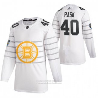 Camiseta Hockey Boston Bruins Tuukka Rask Autentico 2020 All Star Blanco