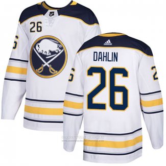 Camiseta Hockey Buffalo Sabres 26 Rasmus Dahlin Road Autentico Blanco