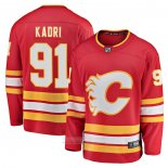 Camiseta Hockey Calgary Flames Nazem Kadri Primera Breakaway Rojo