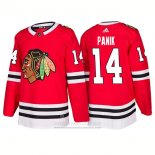 Camiseta Hockey Chicago Blackhawks 14 Richard Panik Primera 2018 Rojo