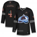 Camiseta Hockey Colorado Avalanche Tyson Barrie 2020 USA Flag Negro