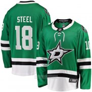 Camiseta Hockey Dallas Stars Sam Steel Primera Breakaway Verde