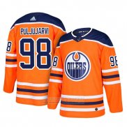 Camiseta Hockey Edmonton Oilers Jesse Puljujarvi Primera Naranja