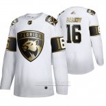 Camiseta Hockey Florida Panthers Aleksander Barkov Golden Edition Blanco