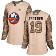 Camiseta Hockey Mujer New York Islanders 19 Bryan Trottier Autentico 2017 Dia De Los Veteranos Stitched Camuflaje