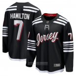 Camiseta Hockey New Jersey Devils Dougie Hamilton Alterno Premier Breakaway Negro