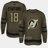 Camiseta Hockey New Jersey Devils Drew Stafford Camuflaje Salute To Servicejpg