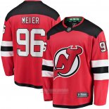 Camiseta Hockey New Jersey Devils Timo Meier Primera Breakaway Rojo