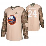 Camiseta Hockey New York Islanders Scott Mayfield Dia De Los Veteranos Camuflaje