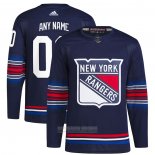 Camiseta Hockey New York Rangers Alterno Primegreen Autentico Personalizada Azul