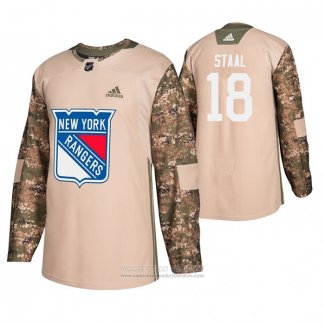 Camiseta Hockey New York Rangers Marc Staal Dia De Los Veteranos Camuflaje