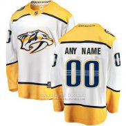 Camiseta Hockey Nino Nashville Predators Segunda Personalizada Blanco