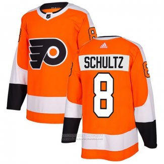 Camiseta Hockey Philadelphia Flyers Dave Schultz Primera Autentico Naranja