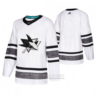 Camiseta Hockey San Jose Sharks Blank 2019 All Star Blanco